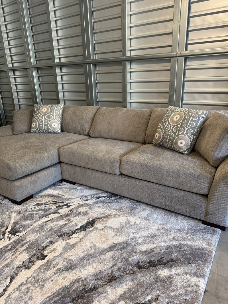Brand New 2-Piece Sofa With Oversized Chaise-Delivery Included